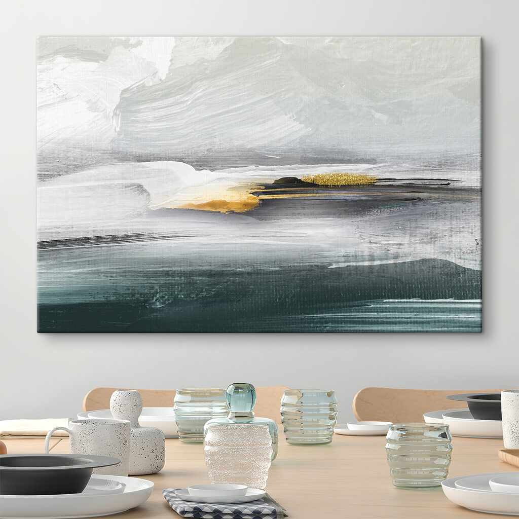 A painting of a landscape