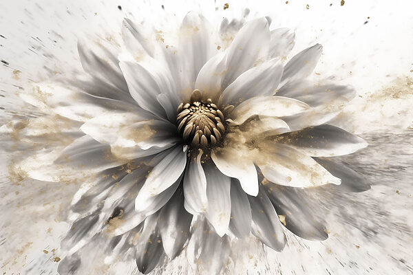 Een close-up van een bloem Een close-up van een bloem