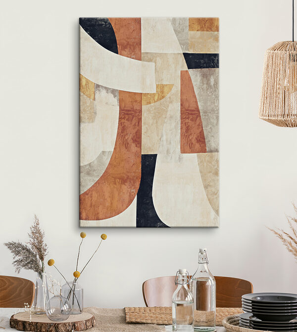 Een schilderij van verschillende kleuren Een schilderij van verschillende kleuren