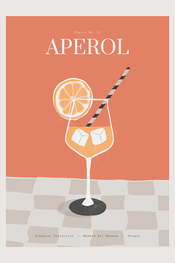 Een poster van een drankje Een poster van een drankje