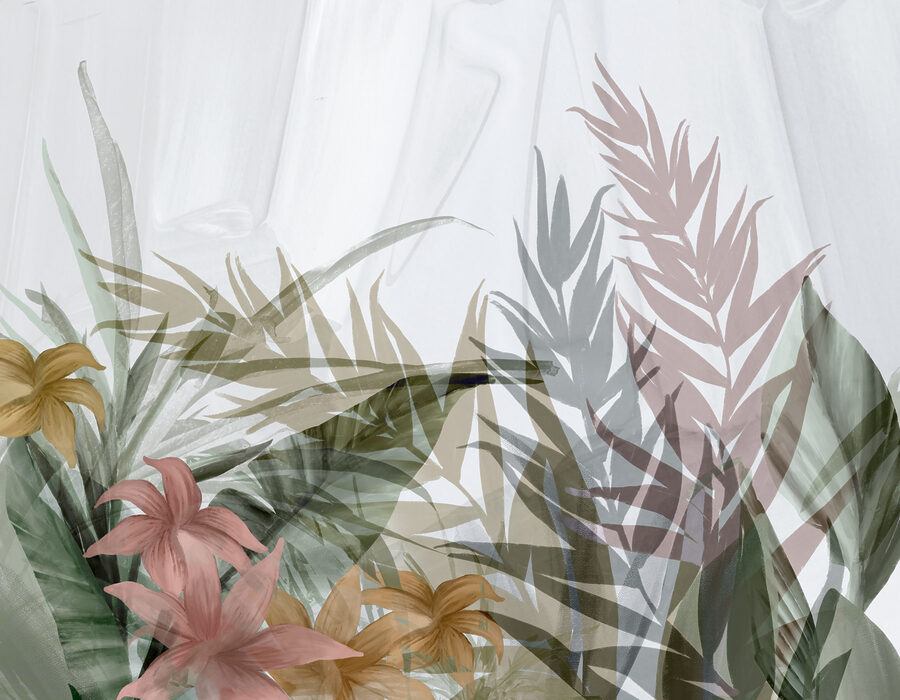 Fotobehang Een close-up van bloemen - Afbeelding 5