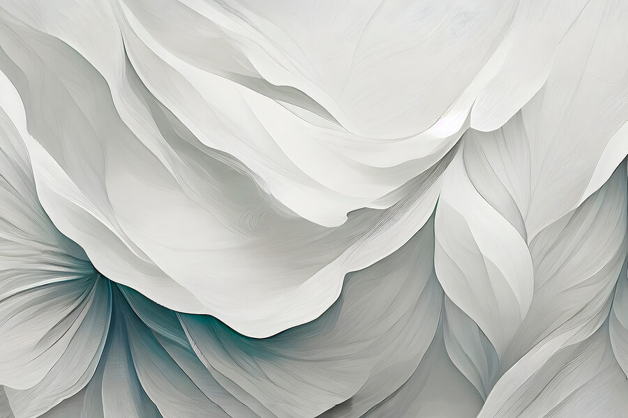 Een witte en blauwe golvende achtergrond