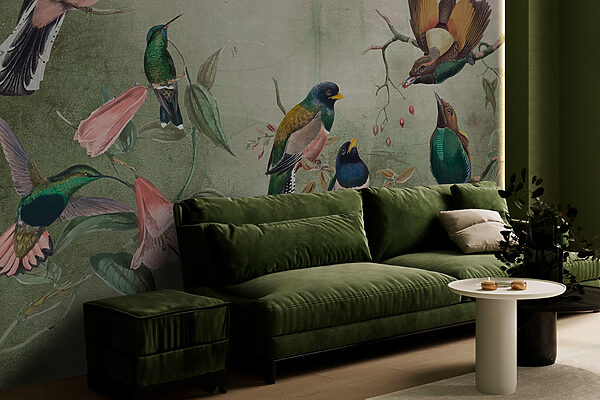 Een groep vogels op een tak w00543pig19mr 600x400 - Een groep vogels op een tak - tegory