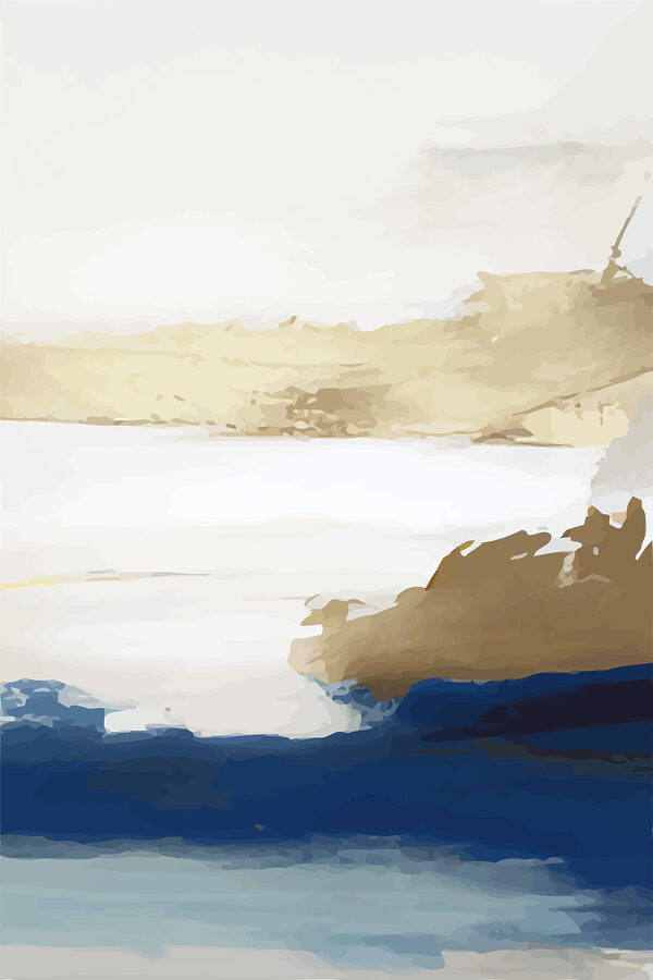 Een blauwe en witte lucht Een blauwe en witte lucht