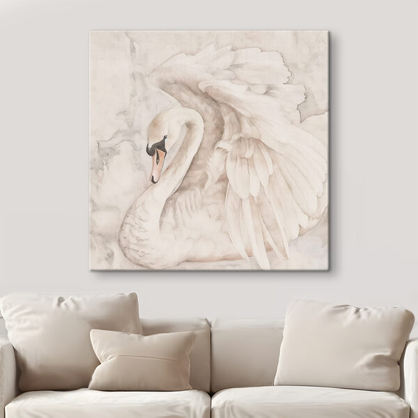 Een witte zwaan met vleugels Een witte zwaan met vleugels