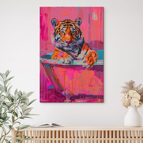 Een tijger in een bad Een tijger in een bad