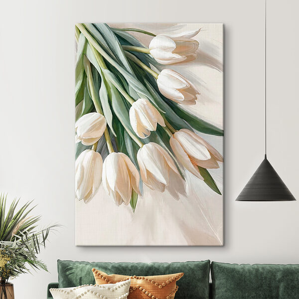 Een close-up van witte tulpen s38271pig112m 600x600 - Een close-up van witte tulpen - tegory