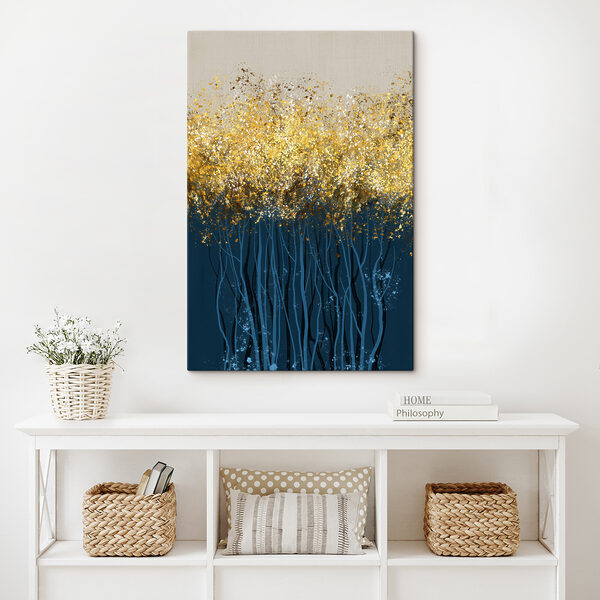 Een schilderij van een boom Een schilderij van een boom