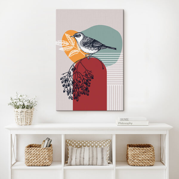 Een vogel op een tak Een vogel op een tak