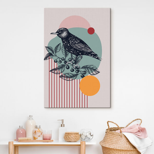 A bird on a branch