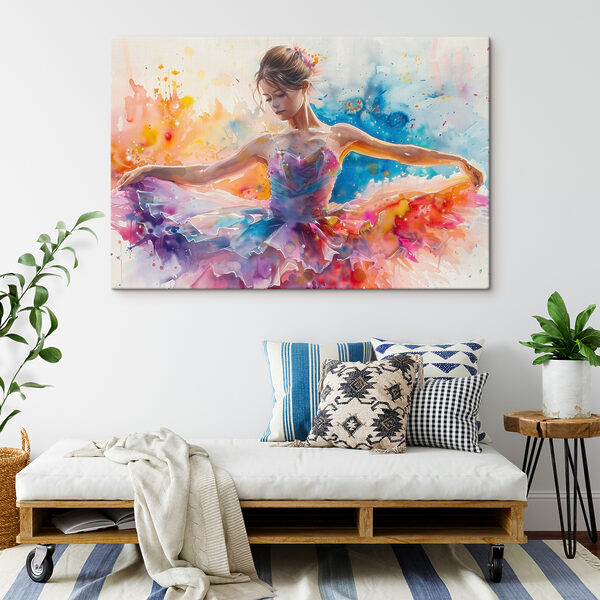 Een vrouw in een tutu Een vrouw in een tutu
