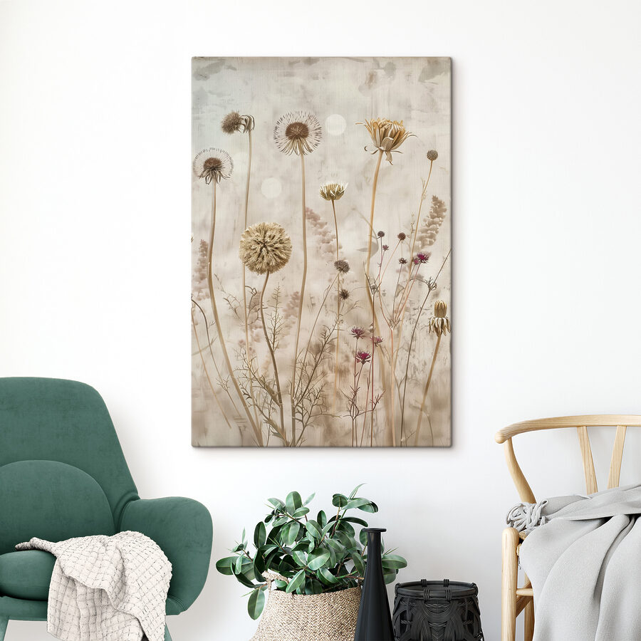 Een groep bloemen en planten