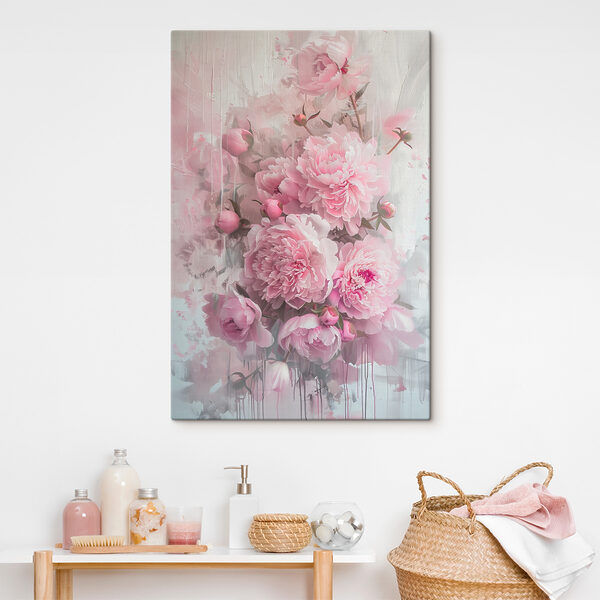 Een bos roze bloemen Een bos roze bloemen