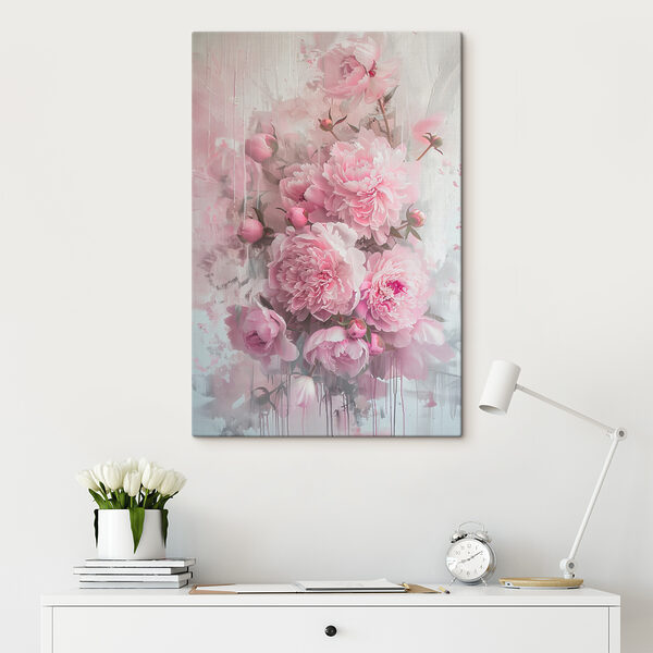 Een bos roze bloemen Een bos roze bloemen