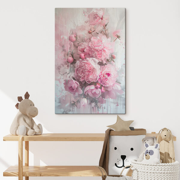 Een bos roze bloemen Een bos roze bloemen