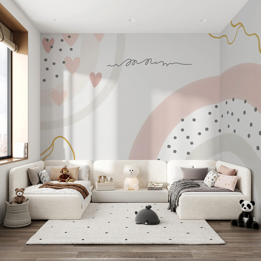 u99373pir8ms 1024x1024 - Een witte achtergrond met roze en grijze cirkels en stippen - tegory