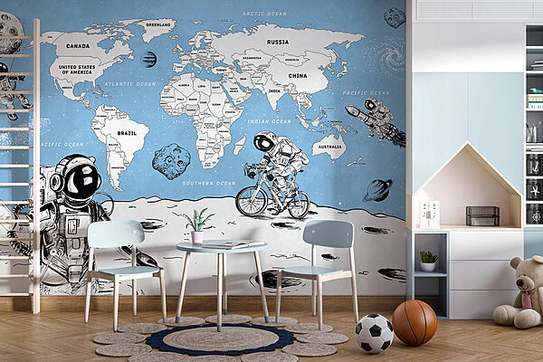 Een tekening van twee astronauten op de maan w00473pir1mr 600x400 - Een tekening van twee astronauten op de maan - tegory