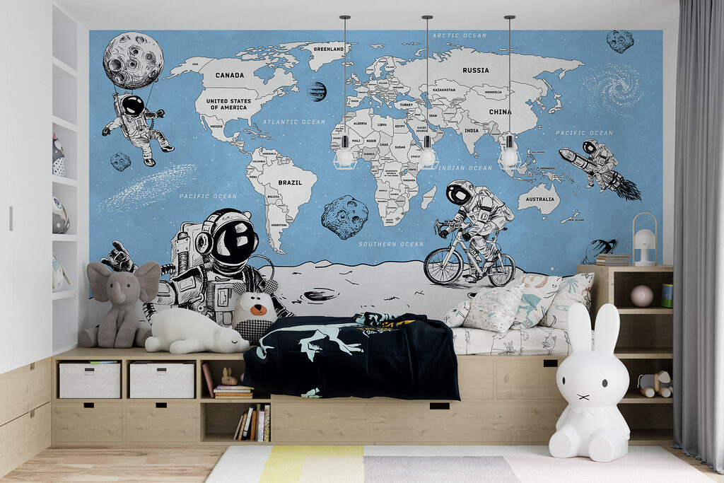 Een tekening van twee astronauten op de maan w00473pir2r 1024x683 - Een tekening van twee astronauten op de maan - tegory