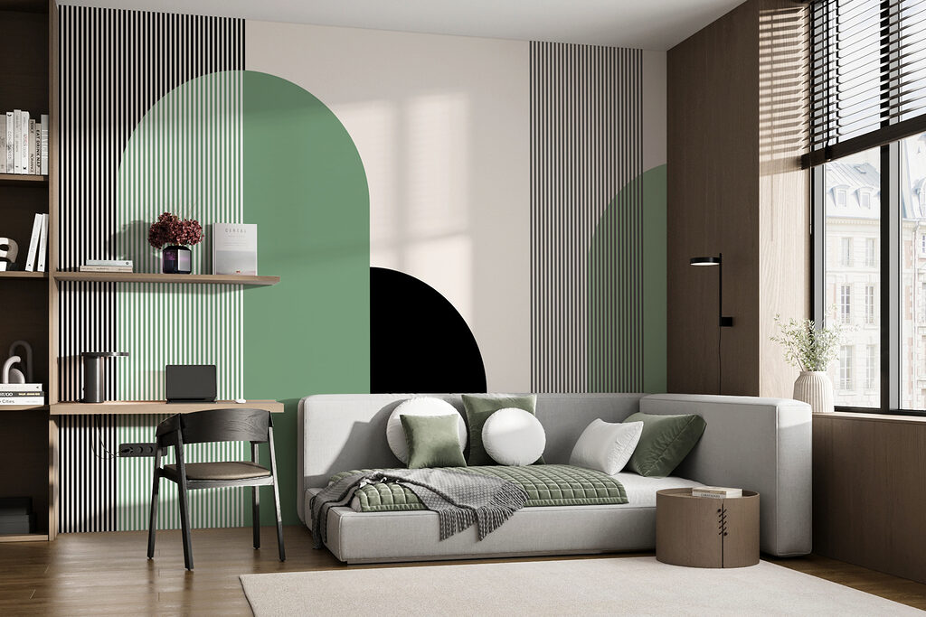 Groene en zwarte geometrische vormen w00631v1pib2mr 1024x683 - Groene en zwarte geometrische vormen - tegory