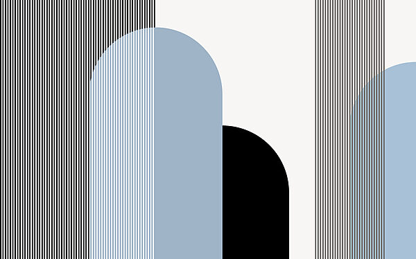 Geometrische vormen in zwart-wit en blauw w00631v2p 600x374 - Geometrische vormen in zwart-wit en blauw - tegory