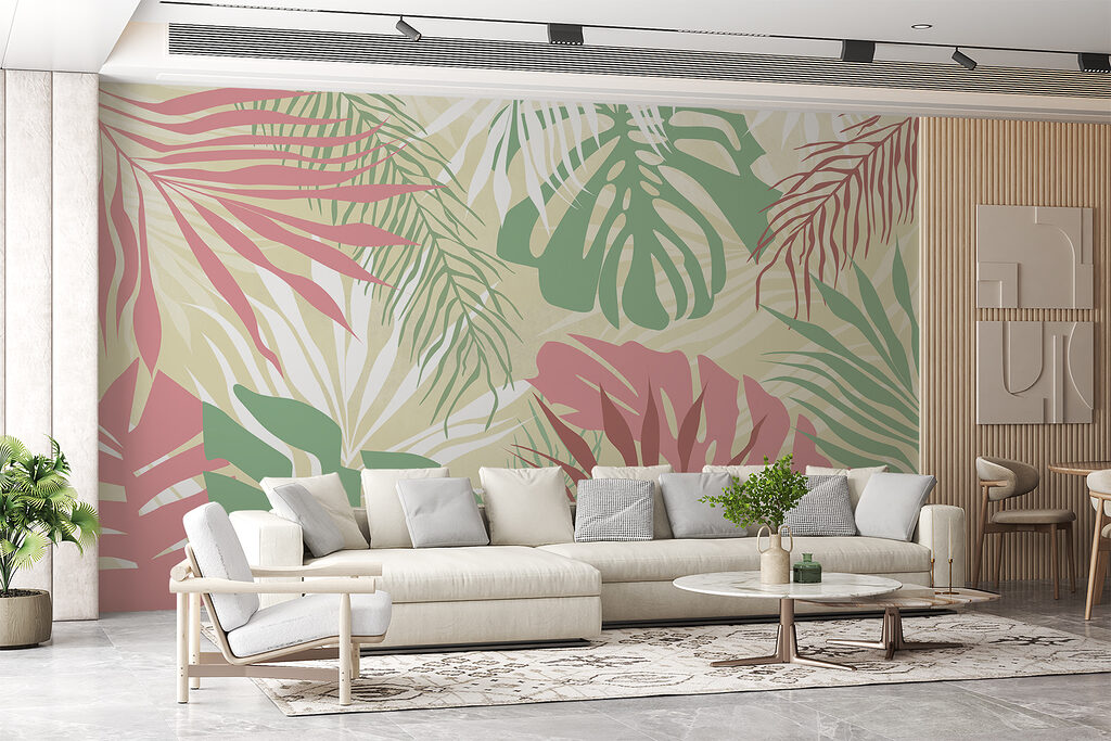 w00676pig31mr 1024x683 - Een patroon van bladeren op een witte achtergrond - tegory