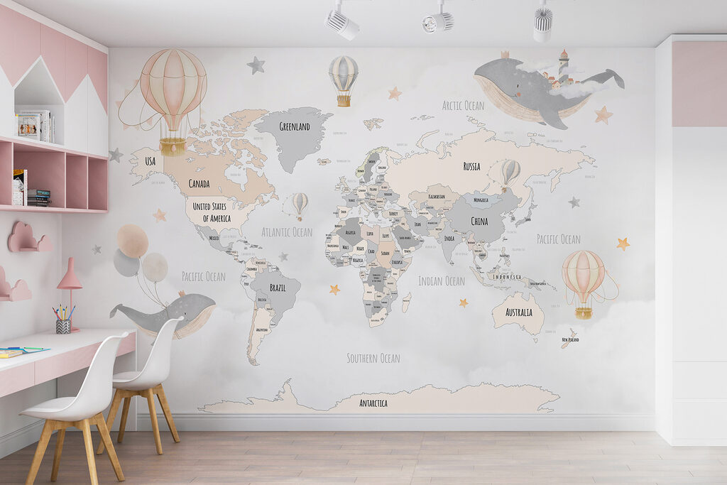 Een wereldkaart met heteluchtballonnen w00680v1pir2mr 1024x683 - Een wereldkaart met heteluchtballonnen - tegory