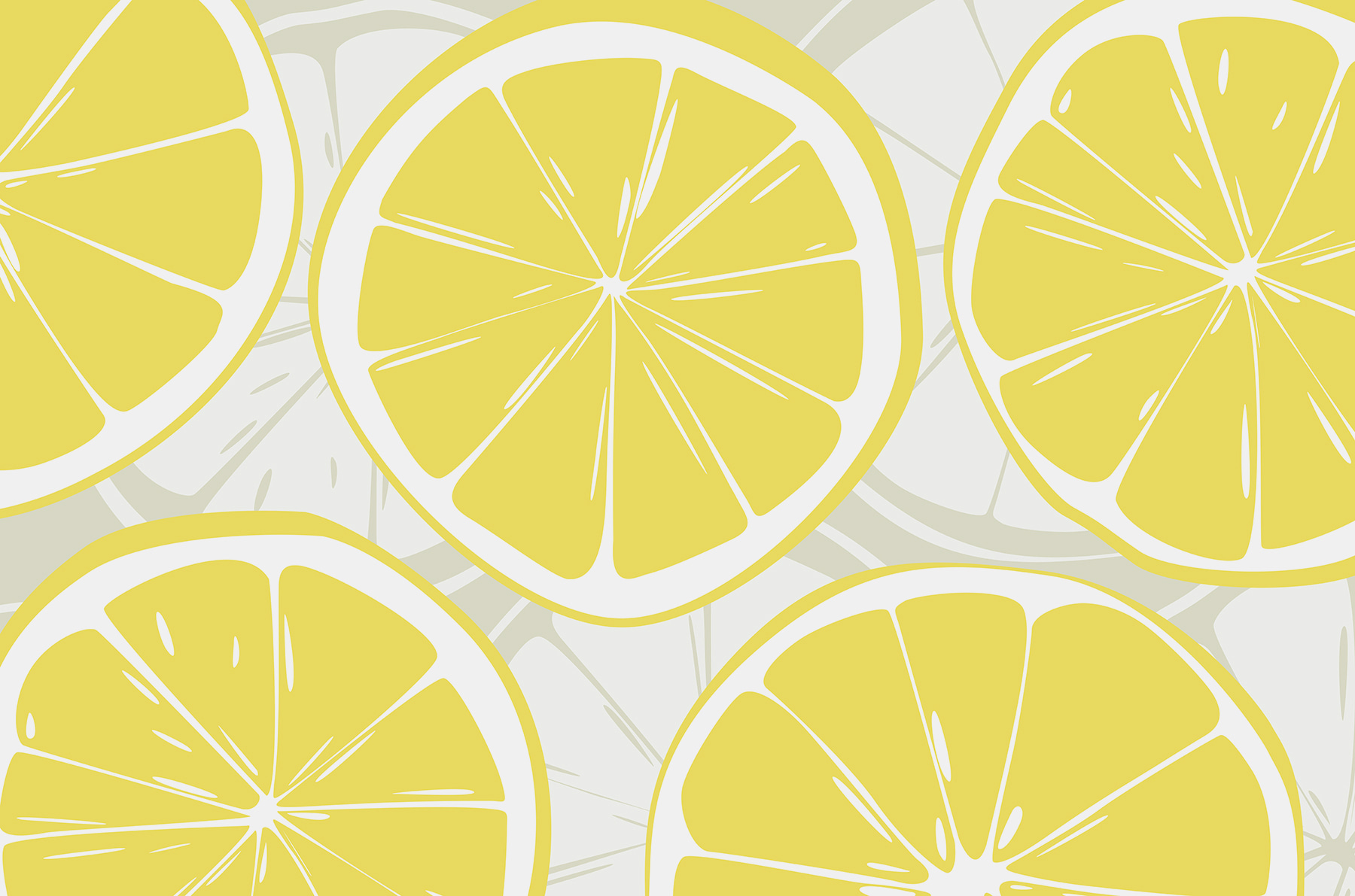 Een groep citroenen op een rij w00725v2p - Een groep citroenen op een rij - tegory