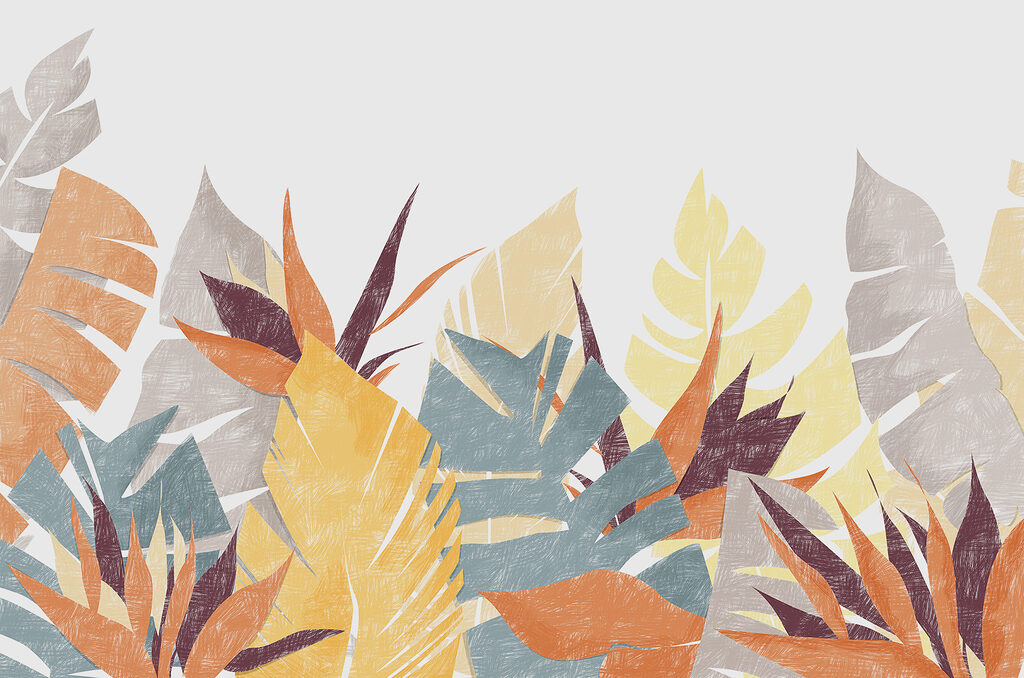 A close up of leaves