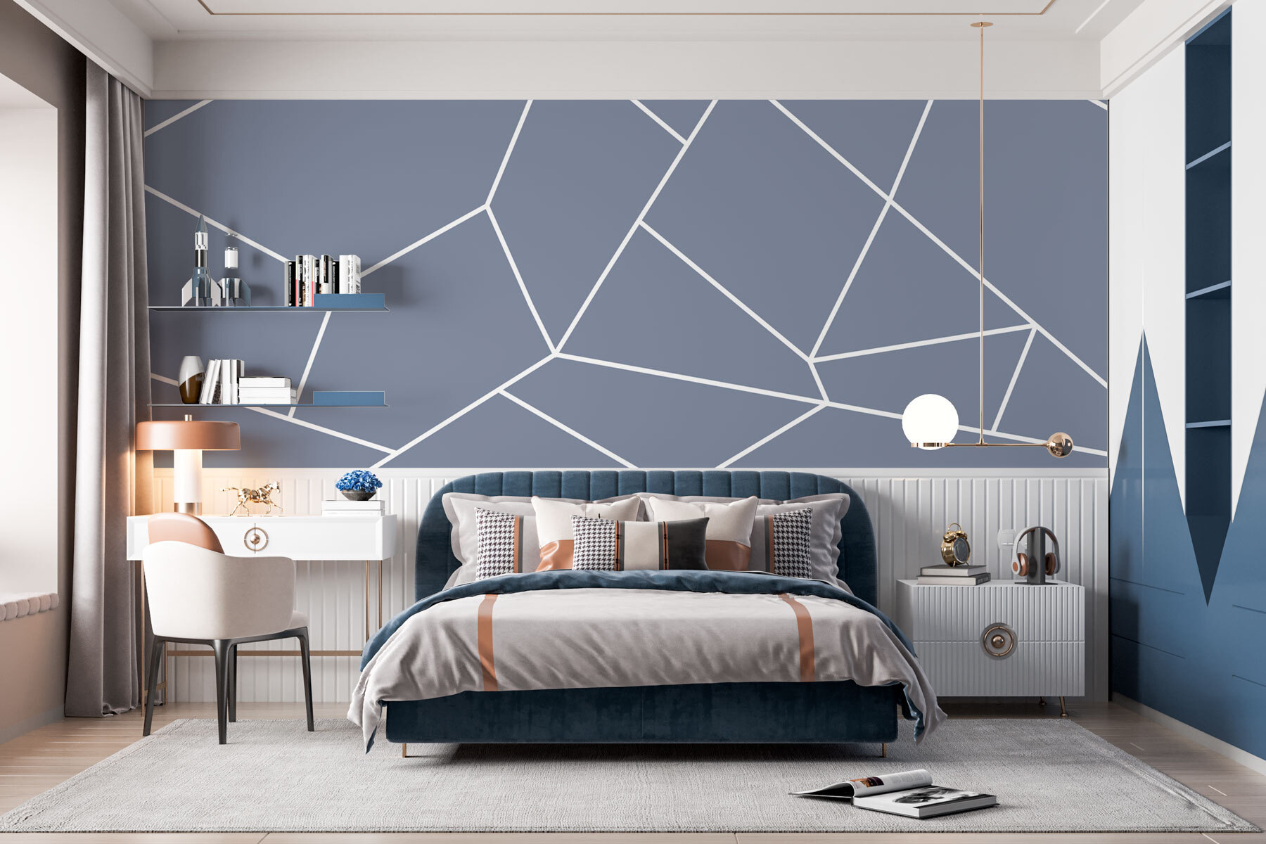 A grey and white background