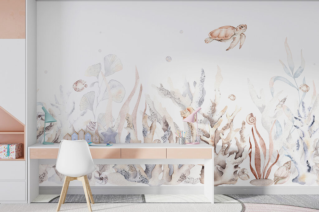 A seaweed and seaweeds on a white background A seaweed and seaweeds on a white background