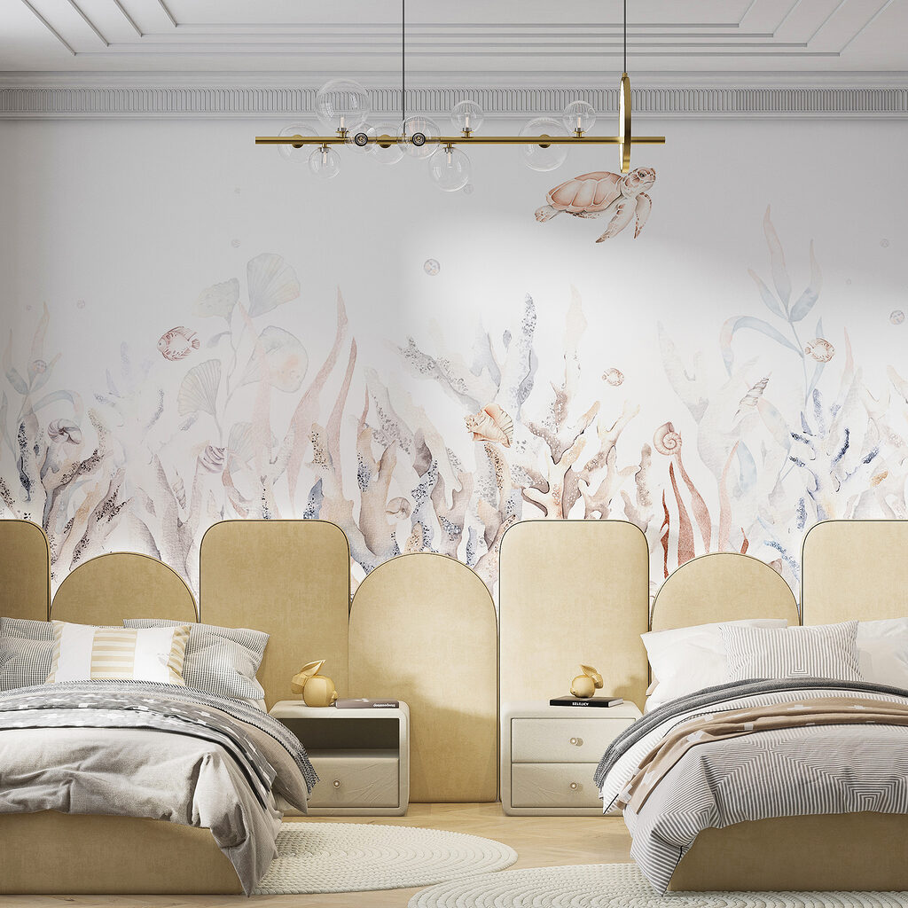 A seaweed and seaweeds on a white background A seaweed and seaweeds on a white background