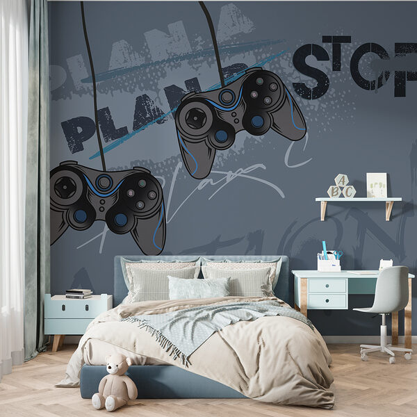 Een videogamecontroller van een snoer Een videogamecontroller van een snoer