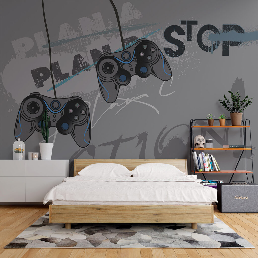 A video game controller from a cord