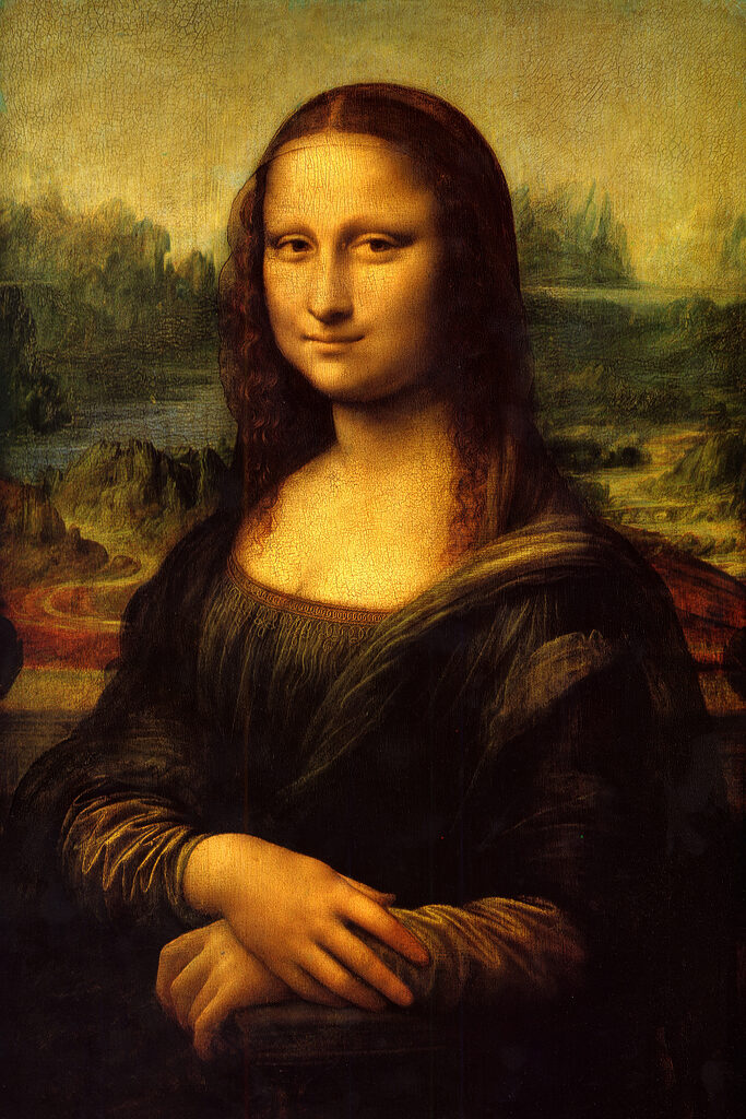 A painting of a woman