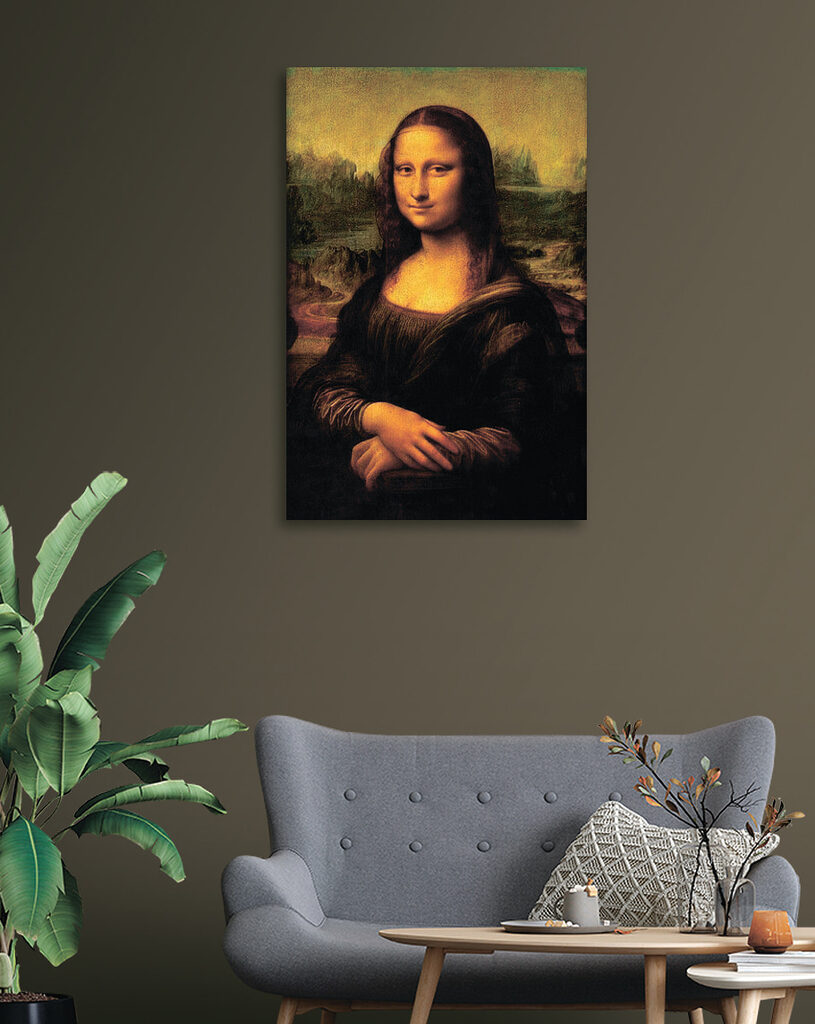 A painting of a woman