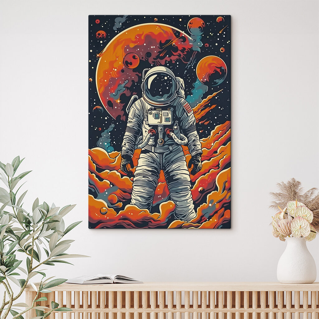 An astronaut in space An astronaut in space