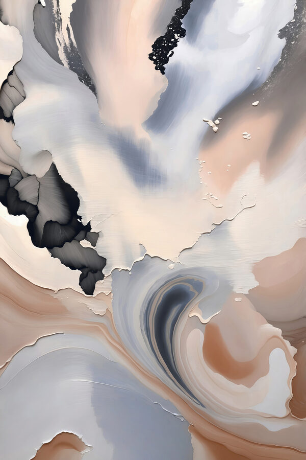 Een close-up van een schilderij Een close-up van een schilderij