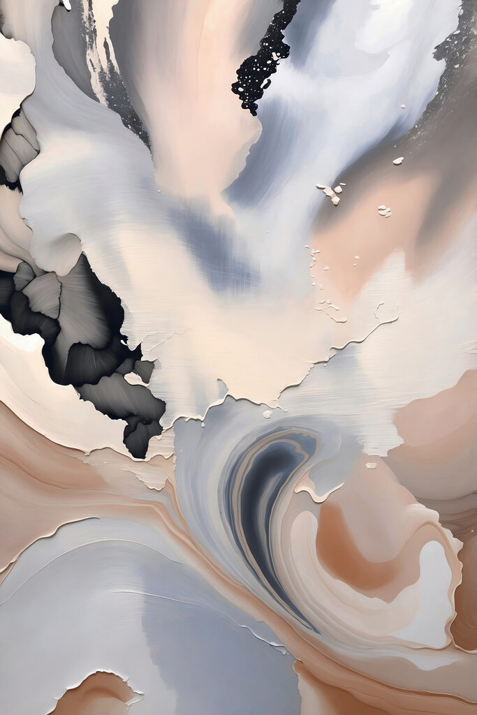 A close up of a painting A close up of a painting