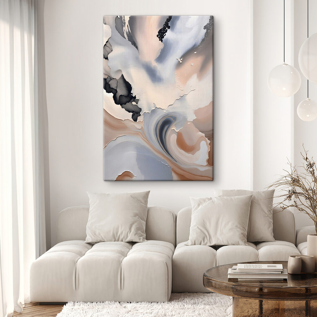 A close up of a painting A close up of a painting