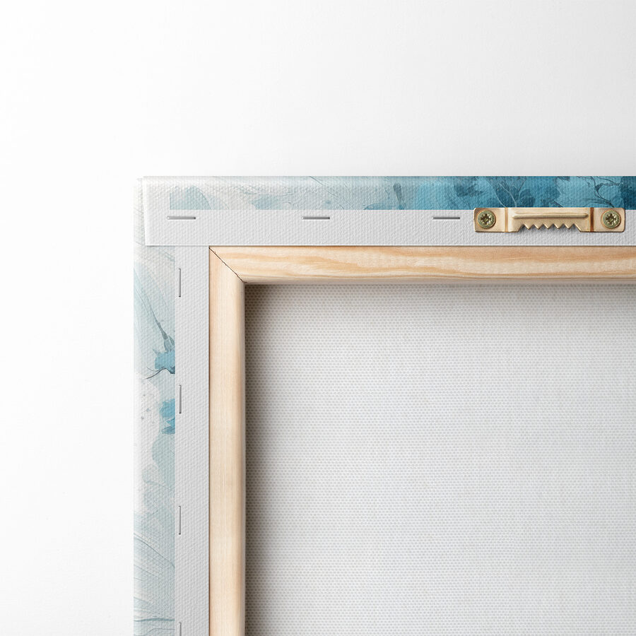 Een boom met blauwe bladeren