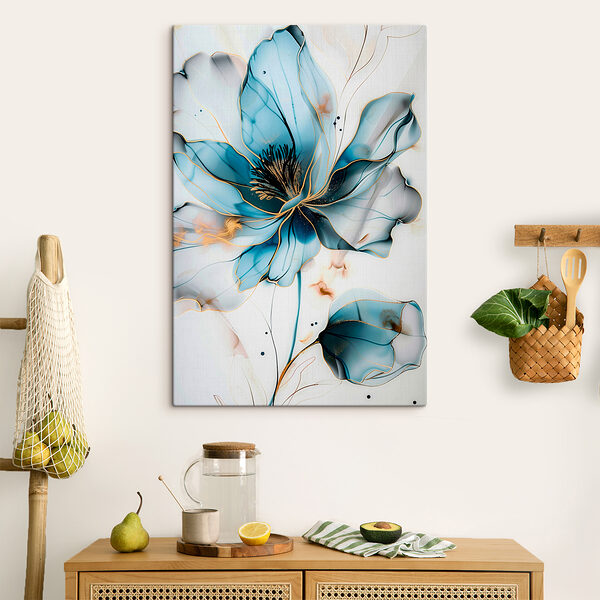 Abstracte blauwe bloem met elegante lijnen s39348pik300 600x600 - Abstracte blauwe bloem met elegante lijnen
