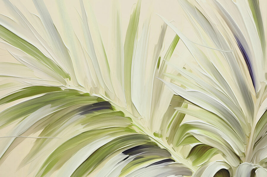 Een close-up van een blad