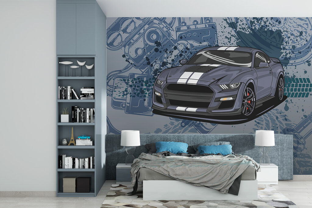 A car with a wrench and wheels A car with a wrench and wheels