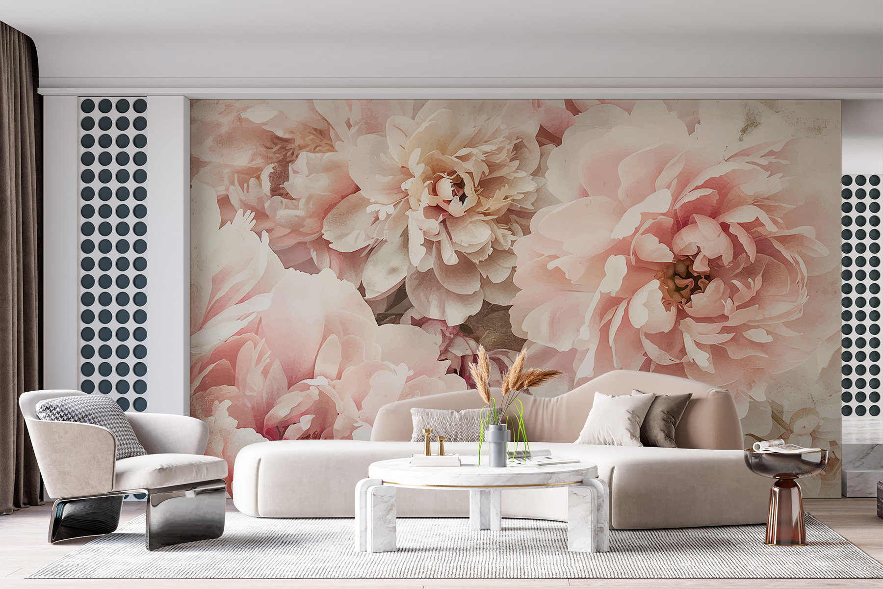 A group of pink flowers A group of pink flowers