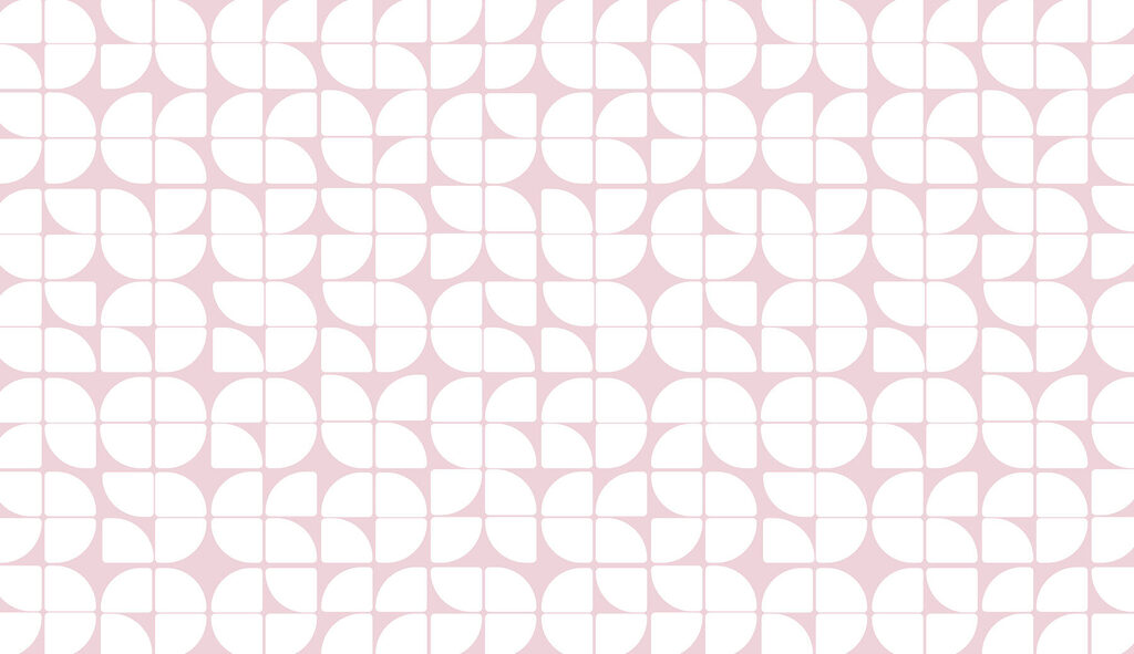 A pattern of white and pink circles