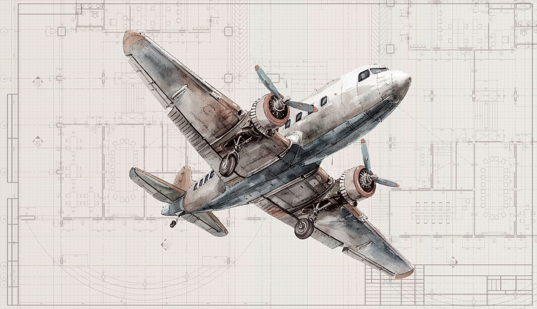 An airplane flying through the air An airplane flying through the air