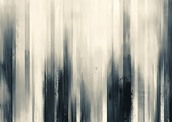 A black and white striped background