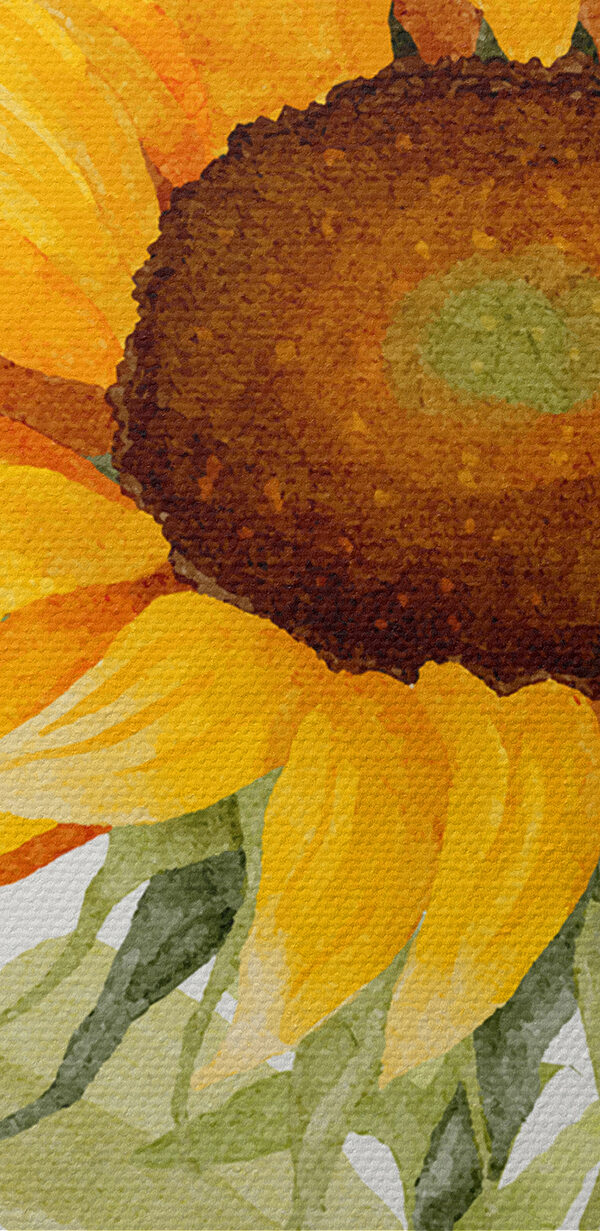Een close-up van een zonnebloem Een close-up van een zonnebloem