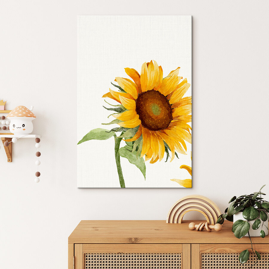 Een close-up van een zonnebloem