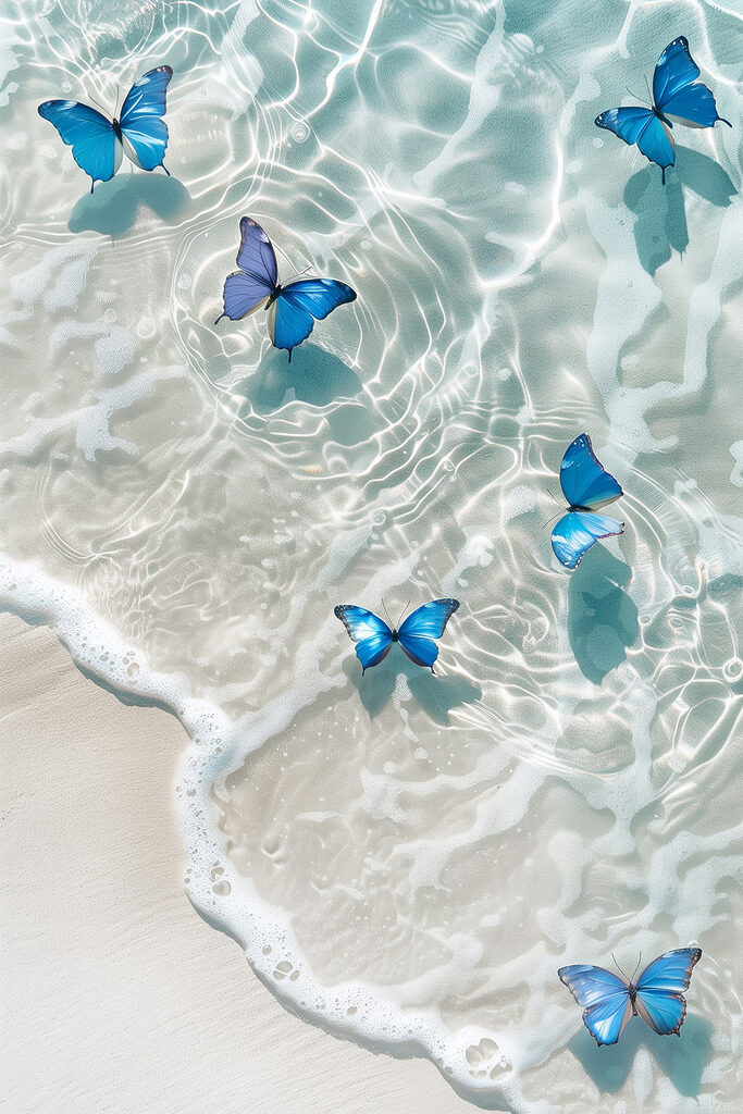 Butterflies on the water